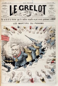 ペパンの「パナマの殉教者」 - Couv.11月27日の「グレロット」紙 作： Edouard Guillaumin Pepin