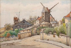 ムーラン・ド・ラ・ガレット、c。 1895年。 作： Edouard Lefèvre