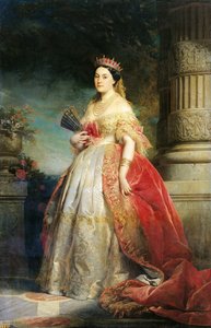マチルド・ラエティシア・ウィルヘルミン・ボナパルト（1820-1904）1861（キャンバスに油彩） 作： Edouard Louis Dubufe