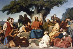 「山上のイエス・キリストの説教」 作： Edouard Louis Dubufe