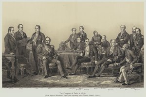 パリ会議の様子 作： Edouard Louis Dubufe