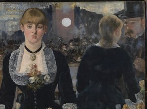 Folies-Bergereのバー、1881-82（2536の詳細） 作： Édouard Manet