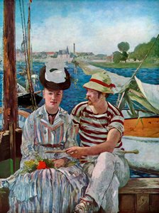 アルジャントゥイユ、1874。 作： Édouard Manet