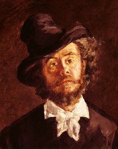 アーティスト（画家、マルセラン・デスブタンの肖像） 作： Édouard Manet