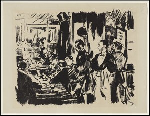カフェで、1874 作： Édouard Manet