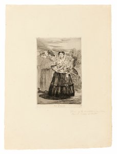 プラドで I 作： Édouard Manet