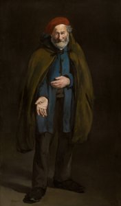 ダッフルコートの乞食（哲学者） 作： Édouard Manet
