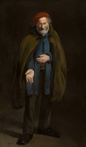 ダッフル コートの乞食 哲学者、186567。 作： Édouard Manet