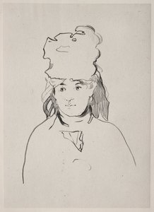 ベルトモリゾ、1872年。 作： Édouard Manet