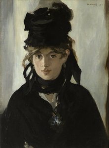スミレの花束のベルトモリゾc。 1880 作： Édouard Manet