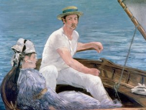ボート遊び、1874 作： Édouard Manet