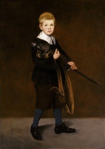 剣を持つ少年 作： Édouard Manet