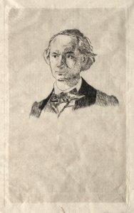 Charles Baudelaire 作： Édouard Manet