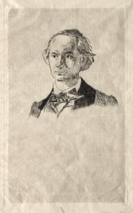 シャルルボードレール、1865年。