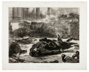 内戦 作： Édouard Manet