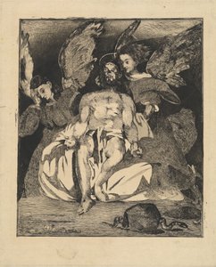Dead Christ with Angels (Christ aux anges) 作： Édouard Manet