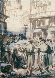 バリケード 作： Édouard Manet