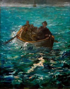 アンリ・ロシュフォールの飛行-素晴らしい研究 作： Édouard Manet