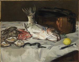 魚 作： Édouard Manet