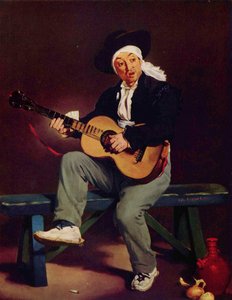 フランス語：Le Chanteur espagnol スペインの歌手 作： エドゥアールマネ