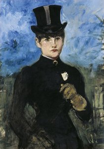 女曲馬師、フルフェイス、c。 1882 作： Édouard Manet