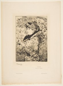ジャンヌ、1882年。 作： Édouard Manet