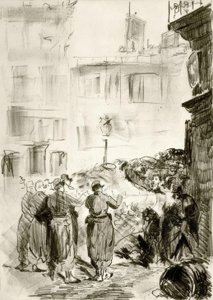 バリケード 作： Édouard Manet