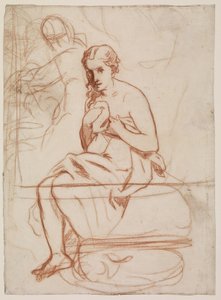 ラトワレ、1860年（紙にチョーク）（5838672の直訳） 作： Édouard Manet
