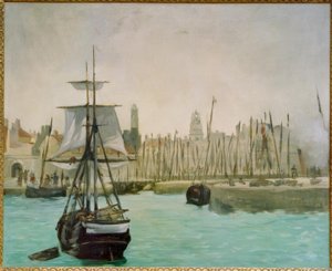 カレー港 作： Édouard Manet