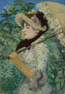 春（ジャンヌ・ドマルシー） 作： Édouard Manet