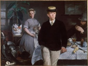 ワークショップで昼食 作： Édouard Manet