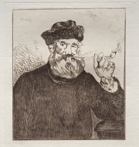 喫煙者。 作： Édouard Manet