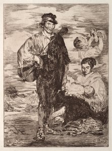 ジプシー。 作： Édouard Manet