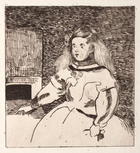 幼児マルグリット 作： Édouard Manet