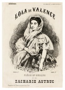 ローラ デ バレンシア 作： Édouard Manet
