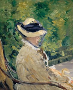 ベルビューのマダムマネ 作： Édouard Manet