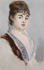 マリー・コロンビエ 1880年頃 （パステル、下塗りリネン・キャンバス）