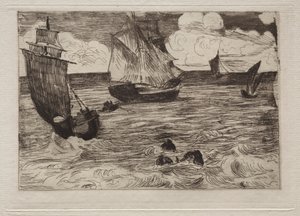 マリン。 作： Édouard Manet