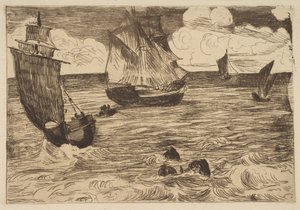 マリン、1865-66。 作： Édouard Manet