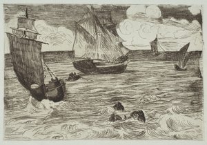 マリン、1865-66。 作： Édouard Manet