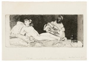 オリンピア（公開版） 作： Édouard Manet