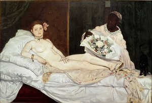 オリンピア、詳細 作： Édouard Manet