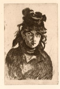 ベルトモリゾの肖像。 作： Édouard Manet