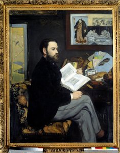 エミール・ゾラ（1840〜1902）の肖像 - エドゥアール・マネ（1832〜1883）の絵画