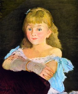 リナカンピネアヌの肖像、1878年。 作： Édouard Manet