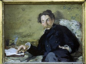 ステファン・マラルム（1842-1898） - エドゥアール・マネ作 作： Édouard Manet