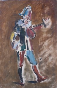 ポリチネルの研究、1873 作： Édouard Manet