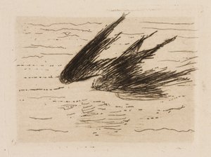 ツバメ、Le Fleuveより8枚目 作： Édouard Manet