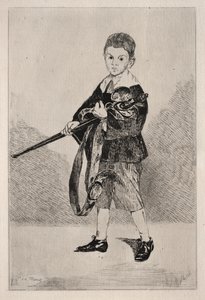 剣を持つ少年 作： Édouard Manet