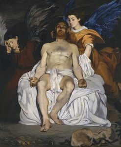 死せるキリストと天使 作： Édouard Manet